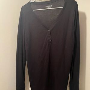 Waffle Knit Long Sleeve Shirt!